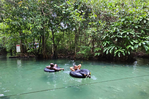 Krabi: Utforska Tham Khlang-grottan och Blue Lagoon Adventure