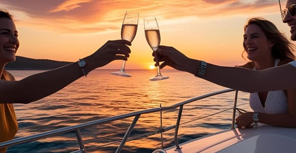 From Fuengirola: Costa del Sol Catamaran Sunset Cruise