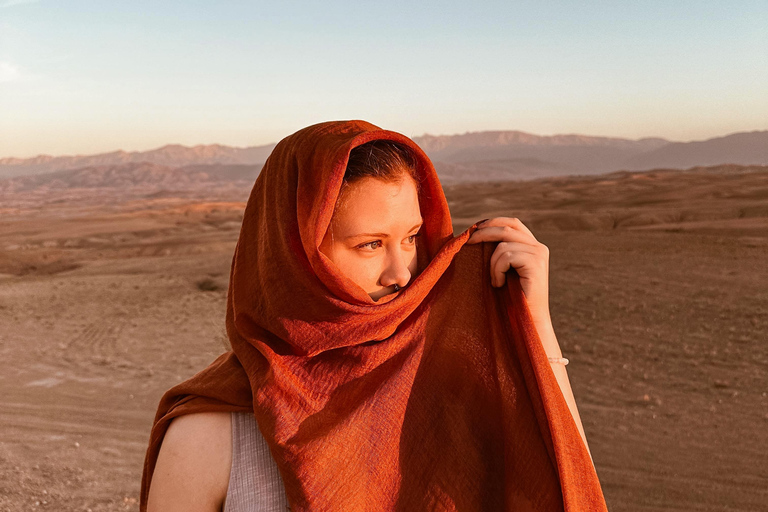 Marrakech: Agafay Desert Camel Ride with Dinner & Show