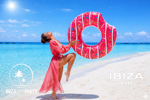 Ibiza: Formentera VIP Boat Paella, BBQ, OpenBar, DJ & Sunset BASIC TICKET with 5h Open Bar & Breakfast