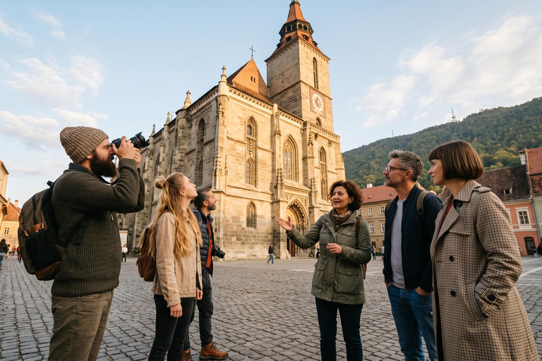 Bucharest-Dracula Castles, Peles-Cantacuzino-Brasov Day Tour COACH TOUR Audio guide in 24 languages