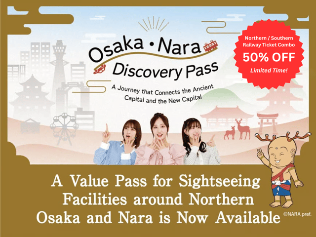 Osaka-Nara: 2-Day Discovery Pass