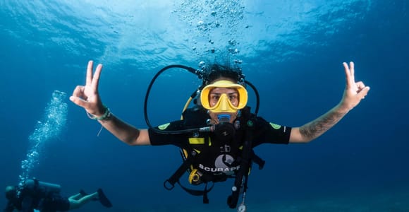 Mellieha : séance d&#39;initiation à la plongée en mer ouverte