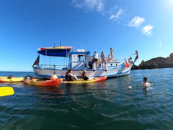 Passeio Privado de Barco e Caiaque com Aventura de Snorkeling (Alvor)