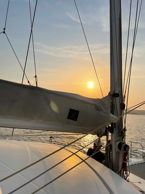 Rhodos Abendliche Katamaran Kreuzfahrt Bei Sonnenuntergang GetYourGuide