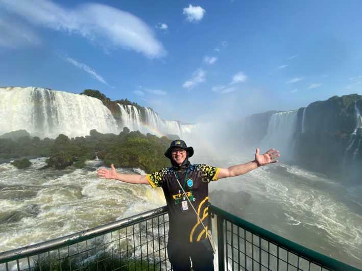 Iguassu Waterfalls: 1 Day Tour Brazil and Argentina side