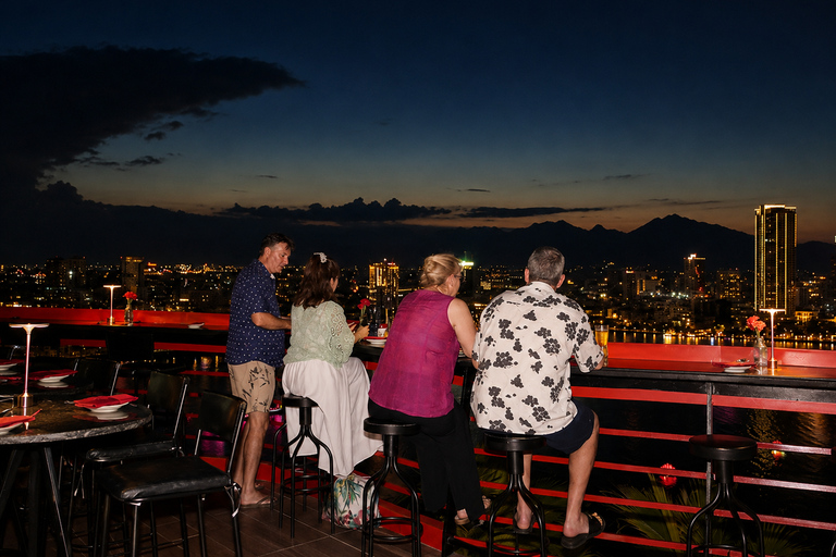 Da Nang: Panoramic Rooftop Dinner & Dragon Bridge Fire Show Dragon’s Flame Romance: Wine & Best View