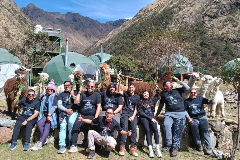 Cusco: Humantay Lagoon Hike with Luxury Domes with Alpacas