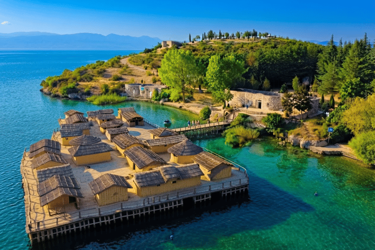 From Tirana: Ohrid Old Town, Castle & Fishing Full Day Tour