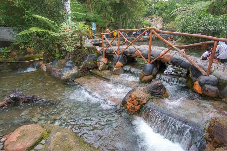 Jakarta: Active Volcano, Ricefields, Hot Springs with Lunch