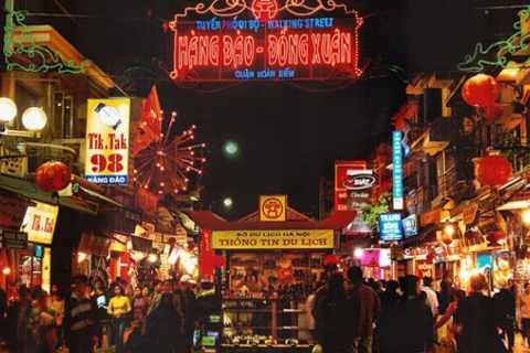Hanoi Night Lights tour de comida en moto