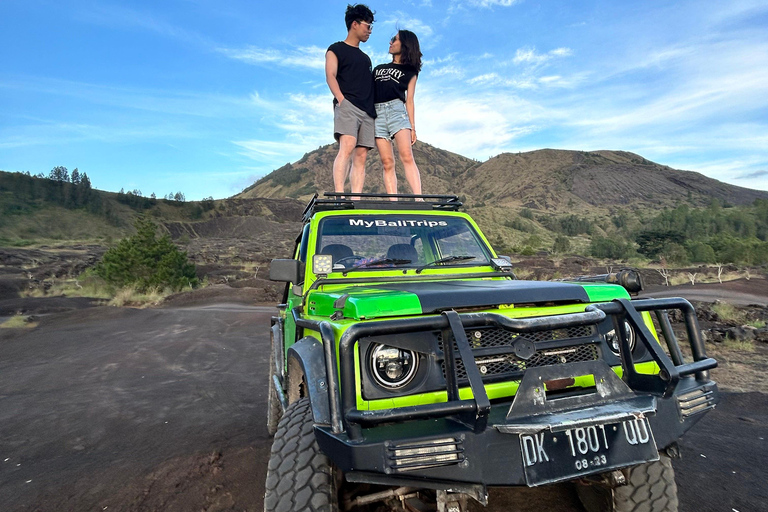 Sunset Jeep i wycieczka po lawie na Bali Mount Batur