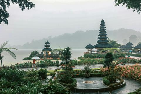Bali: Nungnung Waterfall, Jatiluwih & Ulun Danu Temple Tour Small-Group Full-Day Tour – Excluding Tickets