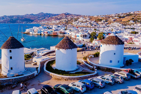 Mykonos: Tour privato dell&#039;isola con un abitante del postoTour dell&#039;isola di Mykonos con autista/quide locale