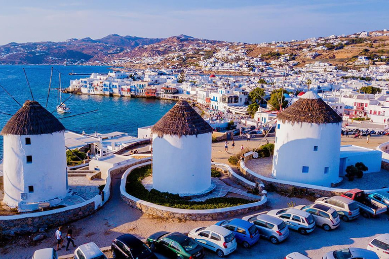 Mykonos: Tour privado por la isla con un localVuelta a la isla de Mykonos con un conductor/quide local