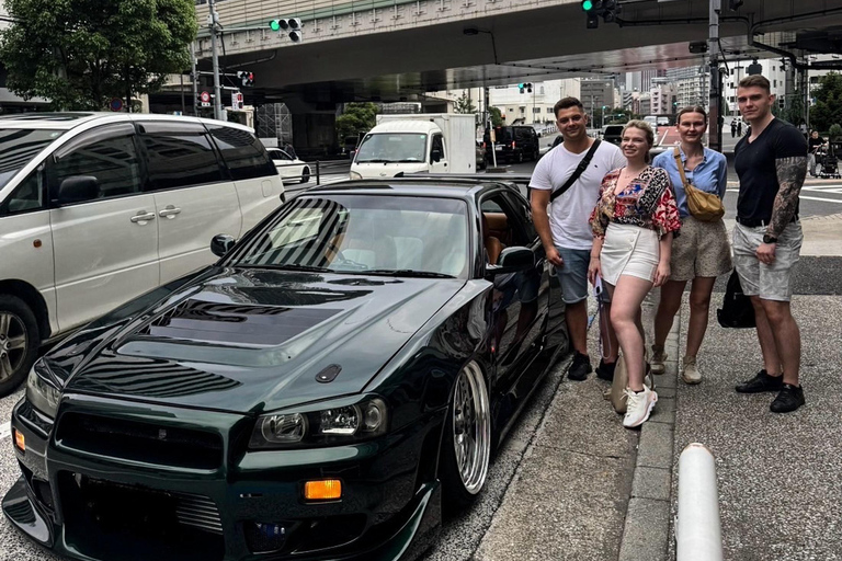 【R34】Tokyo：Private Daikoku tour in Modified R34 Midnight Umihotaru Tour