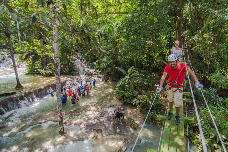 Montego Bay: Dunns katamaransegling och snorkling med zipline