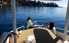 From Juan les Pins: Private French Riviera Solar Boat Cruise