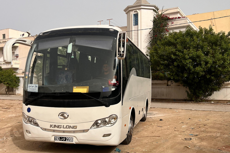 Transfert privé aller-retour à l'aéroport de Tunis Carthage