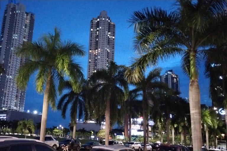 Panama: Night Tour and The Point Lookout Panama: Night tour with dinner, shared service in English