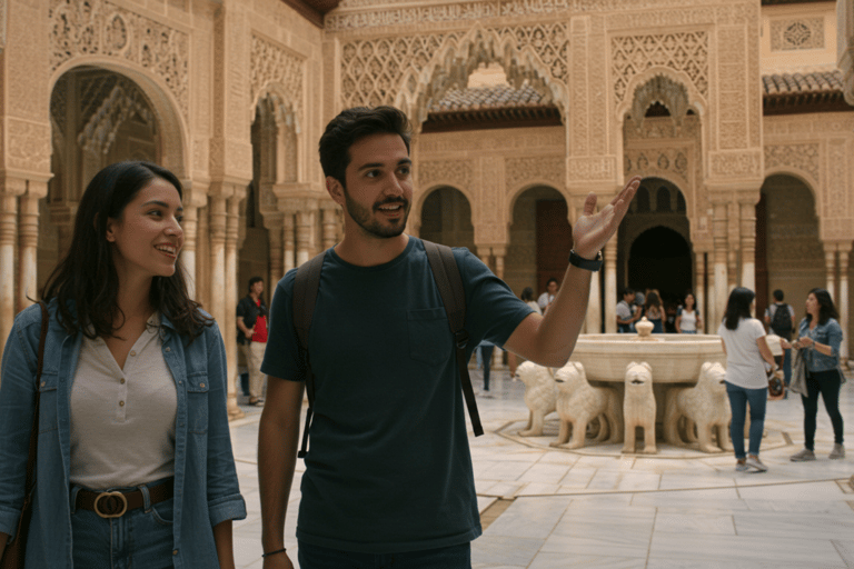 Visite privée à pied de Grenade – Sites incontournables et trésors cachésVisite guidée de Grenade à pied de 2 heures