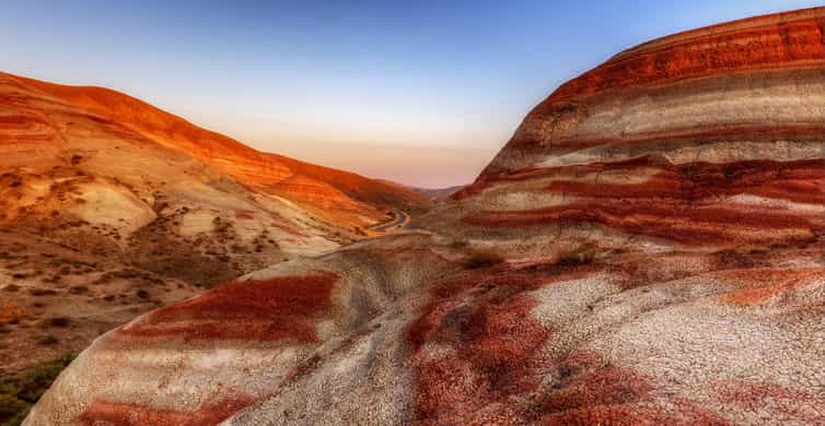 Baku: Candy Mountain, Pink Lake, Besh Barmag Dag and Mosque photo 1