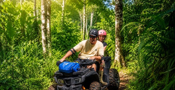 Bali/Munduk: Quad Ride, Waterfalls, Optional Cooking Class