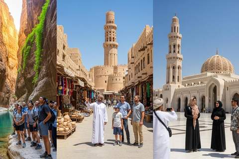 3-Day Oman Tour: Muscat City, Nizwa Fort & Wadi Shab multiple day tour