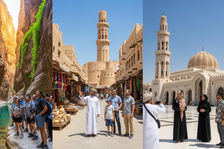 3-Day Oman Tour: Muscat City, Nizwa Fort & Wadi Shab multiple day tour