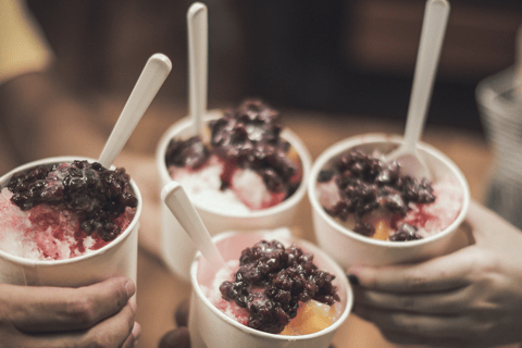 Séoul : Visite culinaire de l&#039;après-midi en Ebike et &quot;Happy Hour&quot; (nourriture et boissons)