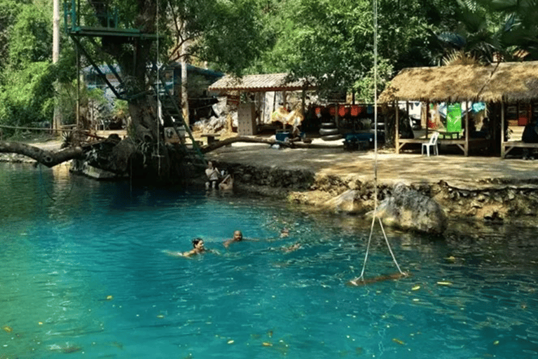 Vang Vieng: Zipline, caminhadas nas grutas, rafting, caiaque, lagoa 4