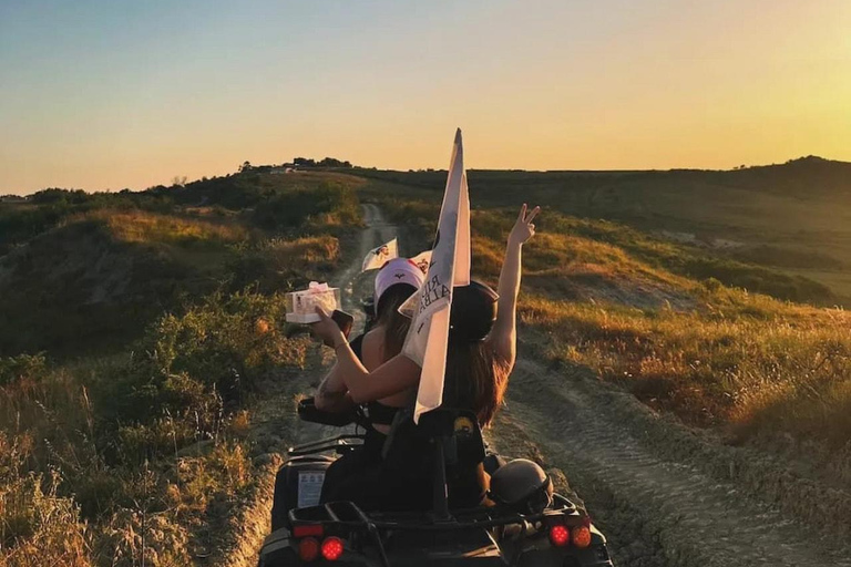Durrës: Guided ATV Quad Bike Adventure with Coastal Views ATV Sunset Ride - 19:00 Shared ATV (2 People/1 Quad Bike)