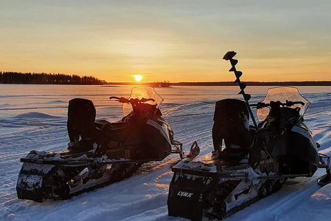 Rovaniemi: Ice Fishing by Snowmobile Ice Fishing by Snowmobile from Rovaniemi Center