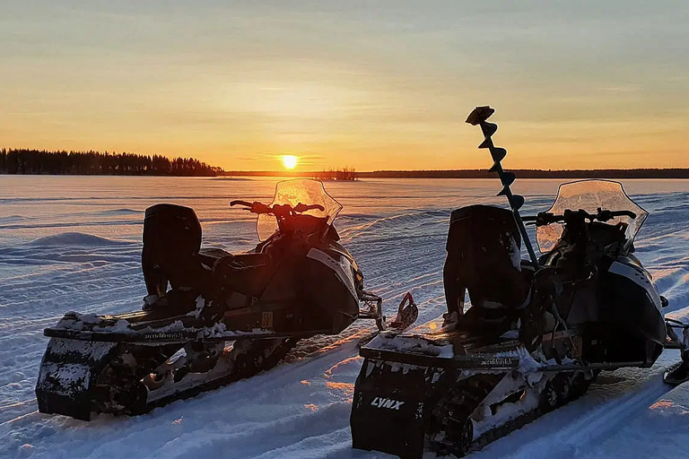 Rovaniemi: Ice Fishing by Snowmobile Ice Fishing by Snowmobile from Rovaniemi Center
