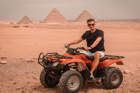 El Cairo:Pirámides &amp; ATV &amp; Compras tour privado con paseo en camelloTodo incluido ticket de entrada 1