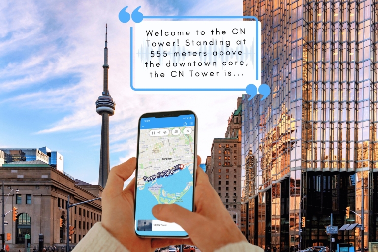 Front de mer de Toronto : visite à pied audio sur smartphone
