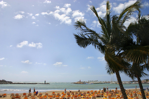 Maspalomas and Mogan: beaches tour 1 moto for 2 persons