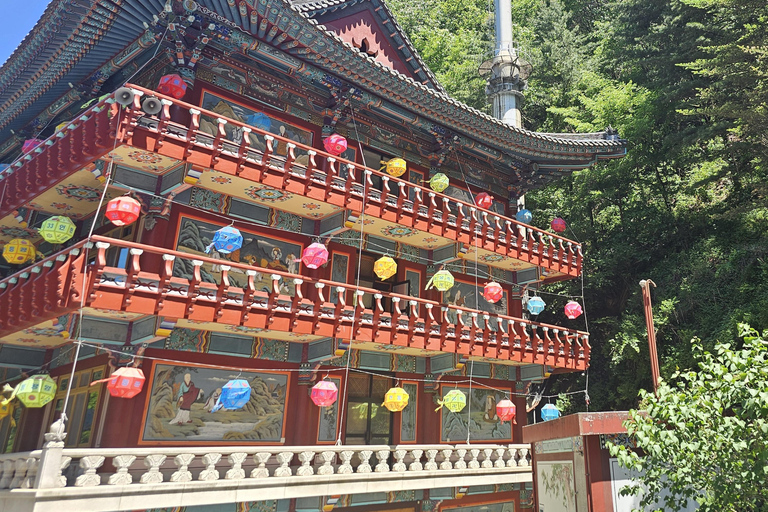 Visite de Danyang : Temple Guinsa, Bobaljae et téléphérique de CheongpungDépart de la station DHCP Sortie 10