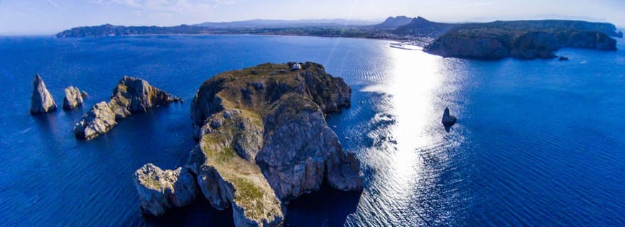 Depuis Roses : Tour en bateau des îles Medes avec visite d'El Estartit