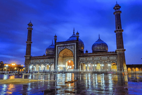 Delhi: Evening City Tour with Private Guide By Car Delhi Evening City Tour With Car+Guide+Tickets+Dinner