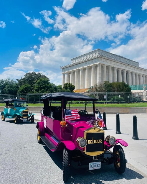 Washington, DC : Visite des monuments et mémoriaux dans une voiture ancienne