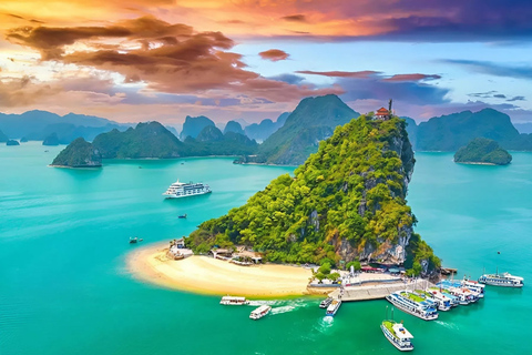 Hanoi: 3-Day UNESCO Luxury Ha Long/Lan Ha & Hanoi City Tour 3D2N Standard 3-Star Overnight Cruise & Ha Noi City