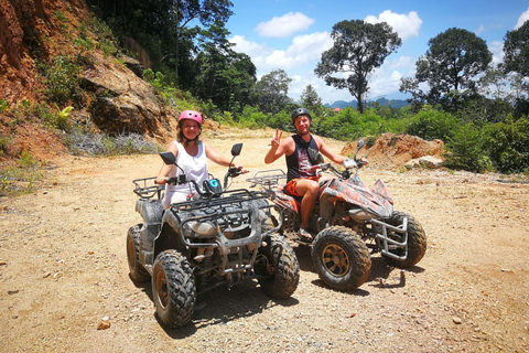 Krabi : Zipline, quad et escalade à la cordeJournée entière de zipline