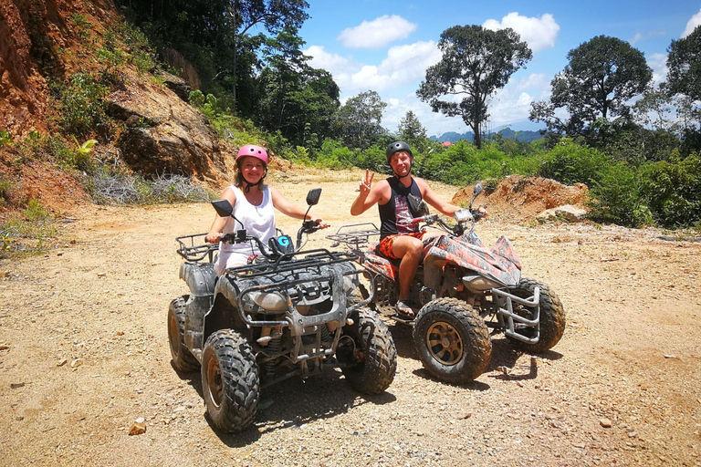 Krabi : Zipline, quad et escalade à la cordeJournée entière de zipline