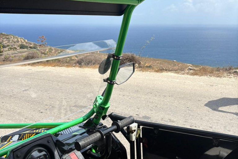 Malta: Self-Drive Buggy Tour with Lunch and Boat Transfer Self-Drive Buggy for 1 Driver