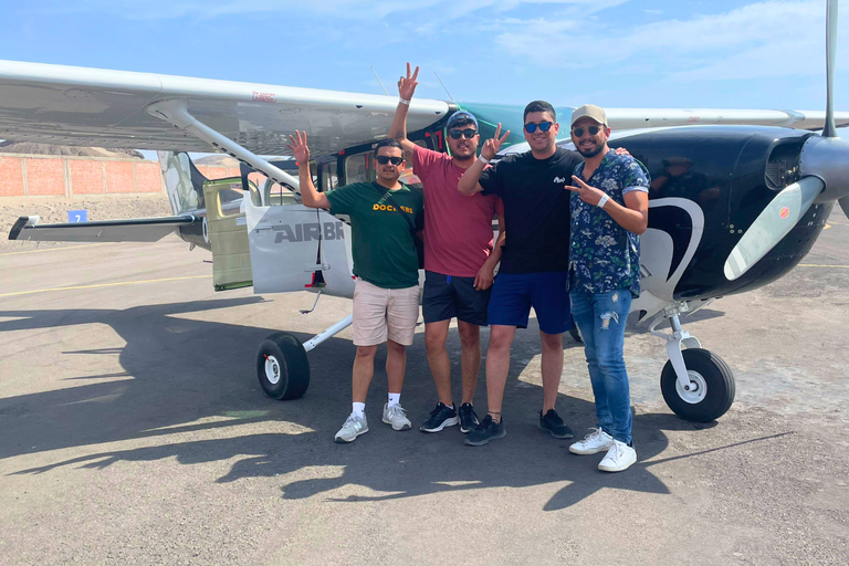 From Ica: Panoramic aerial experience over the Nazca geoglyphs