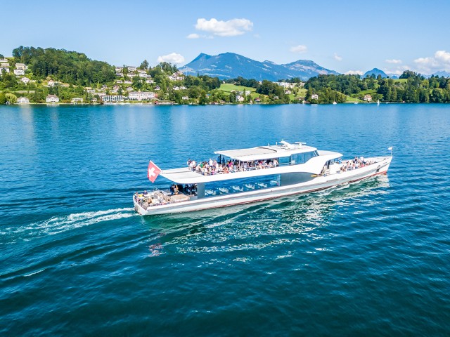 Lucerne 1-Hour Cruise on Panoramic Yacht