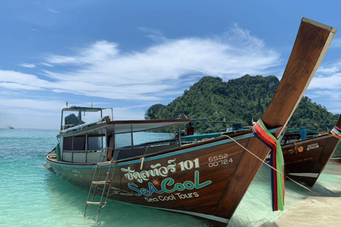 Krabi: Private 4 Islands Longtail Tour with Hotel Pick-up Private 4 Islands Sunset Tour with Dinner (Afternoon)