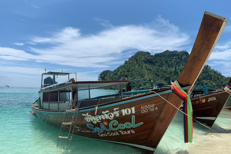 Krabi: Private 4 Islands Longtail Tour with Hotel Pick-up Private 4 Islands Sunset Tour with Dinner (Afternoon)