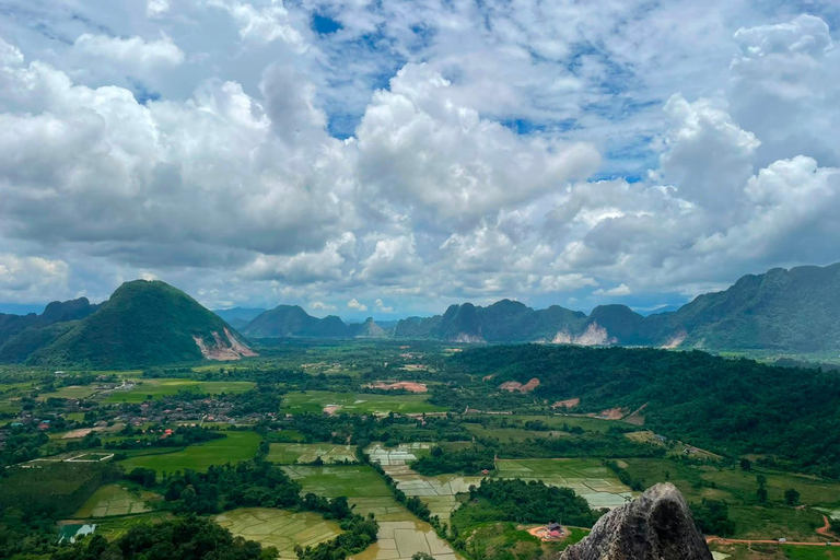 Vang Vieng: Nam Xay Top View, Blue Lagoon & Cave Tour
